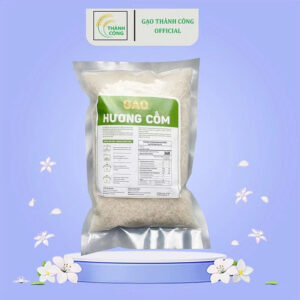 Gạo Hương Cốm Gói Nhỏ 1kg – Hạt Dẻo Mềm Thơm - Không Thuốc Trừ Sâu – Thơm Ngon